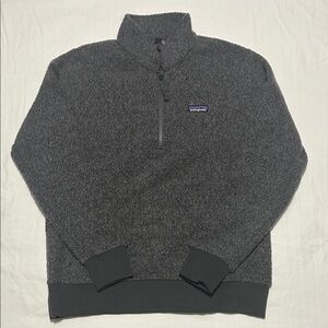 Patagonia Men's Charcoal Zip-Up Sweater